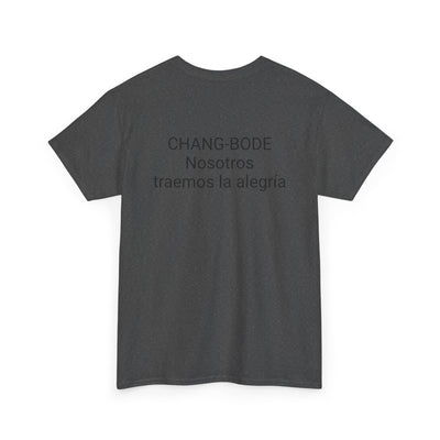 Colorful Unisex Heavy Cotton Tee with Joyful Message, Fun T-Shirt, Cas