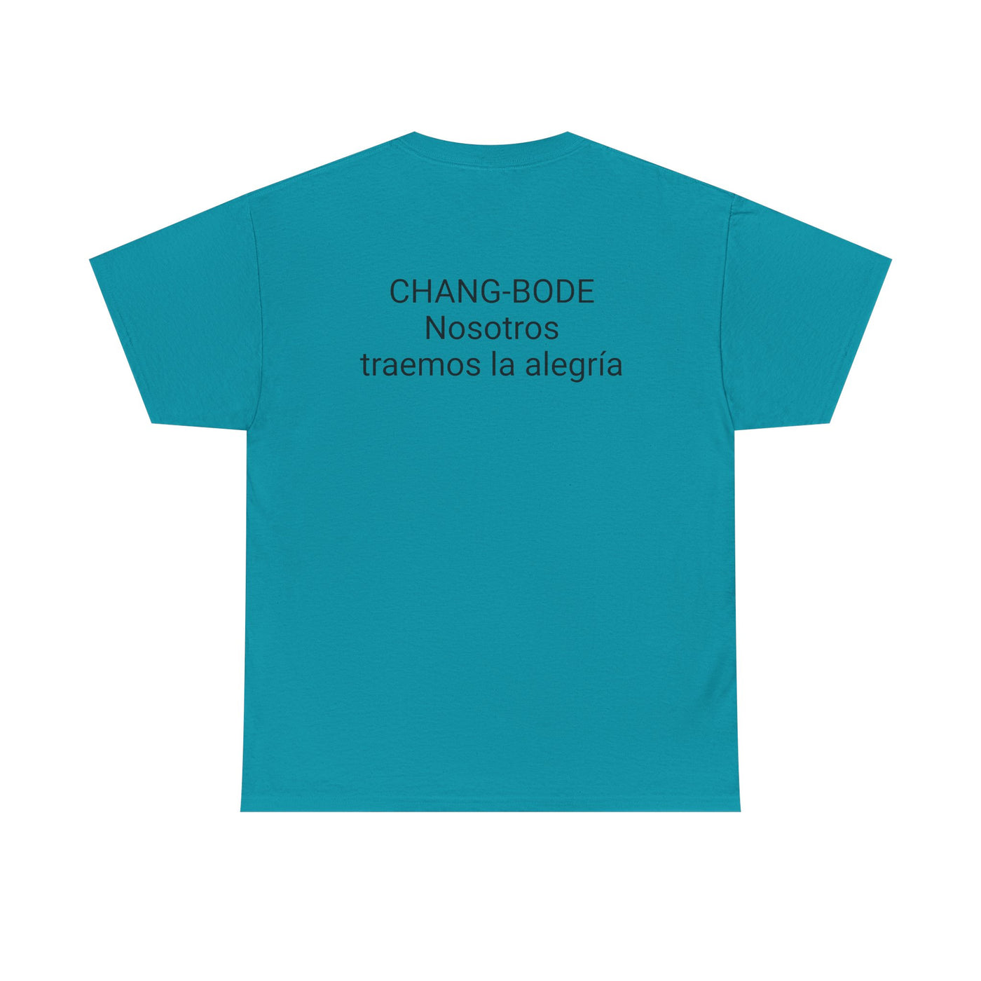 Colorful Unisex Heavy Cotton Tee with Joyful Message, Fun T-Shirt, Cas