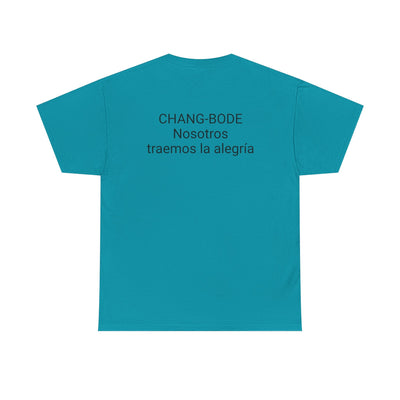 Colorful Unisex Heavy Cotton Tee with Joyful Message, Fun T-Shirt, Cas