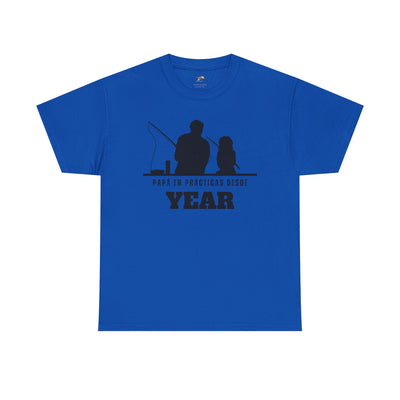 Fishing Dad Shirt | Papá en Prácticas Desde [Year] | Personalized Dad & Son/Daughter Fishing Tee | Fathers Day Gift | Spanish Custom T-Shirt