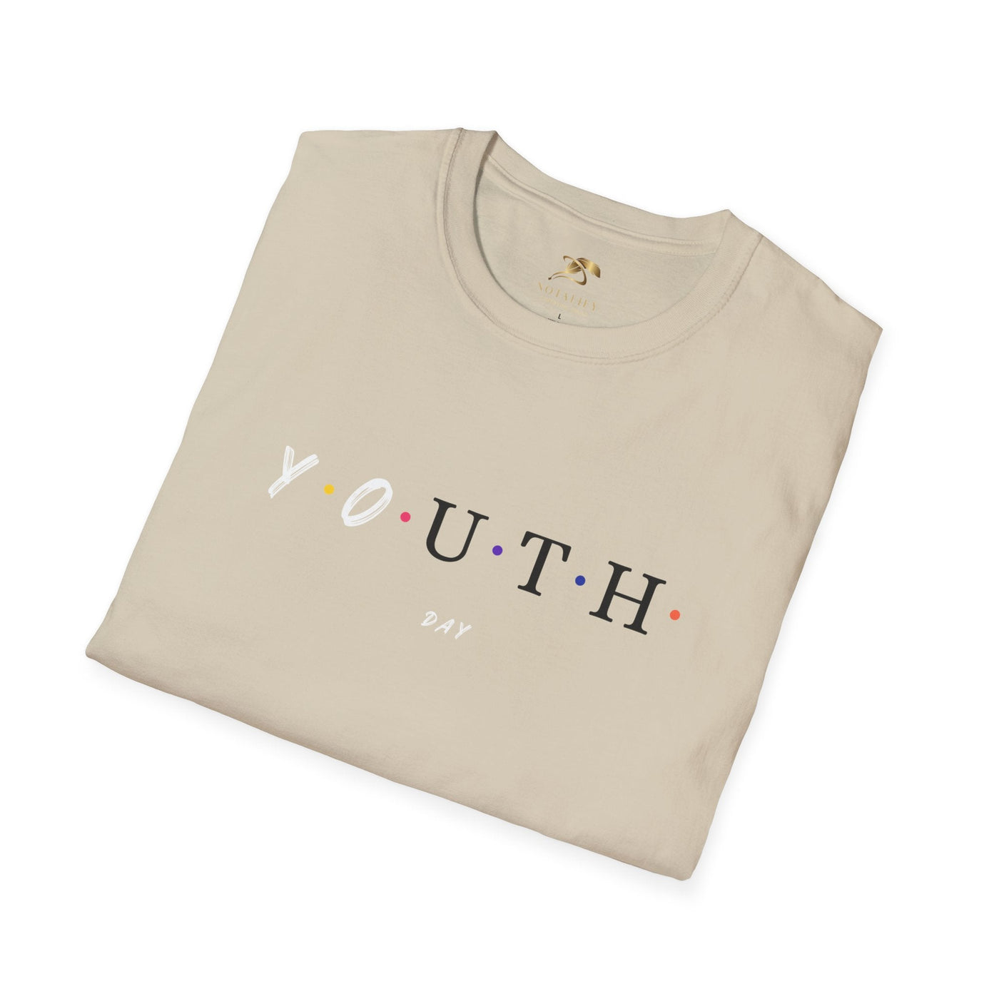 Youth Day Celebration unisex t-shirt with colorful dots, lightweight cotton festive casual wear