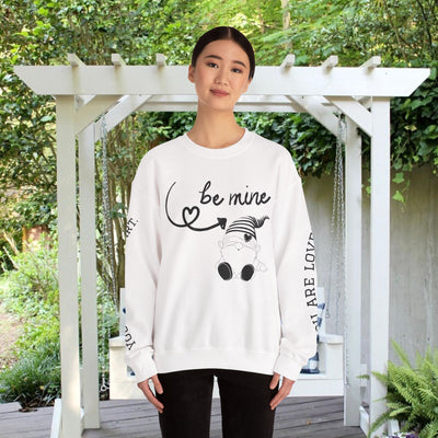 BE MINE Gnome Unisex Sweatshirt, Cozy Crewneck Jumper, Soft Pullover, Gender-Neutral Sweater, Casual Winter Shirt - NOTALIFY