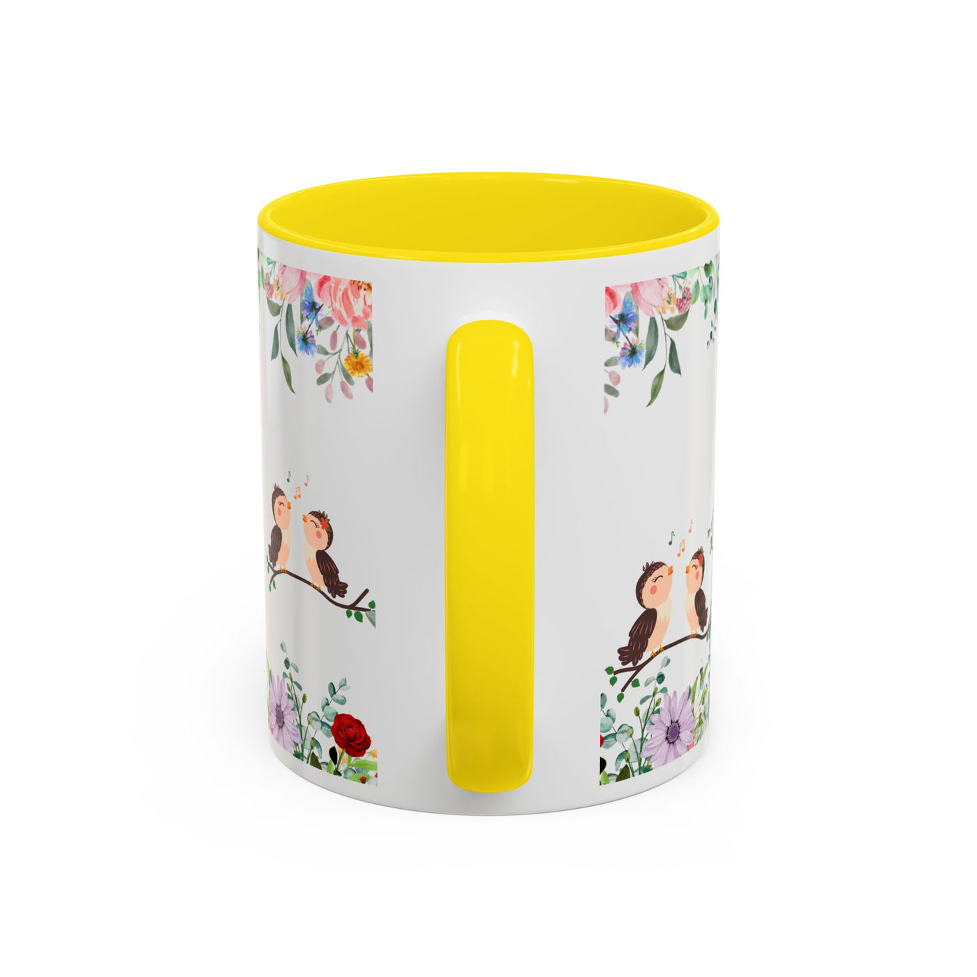 Mug, Inspirational Ceramic Cup w/ Flower Design, Bloom where you are planted, Gift for her/him, Quote Tea Mug, Home Office Decor, - NOTALIFY