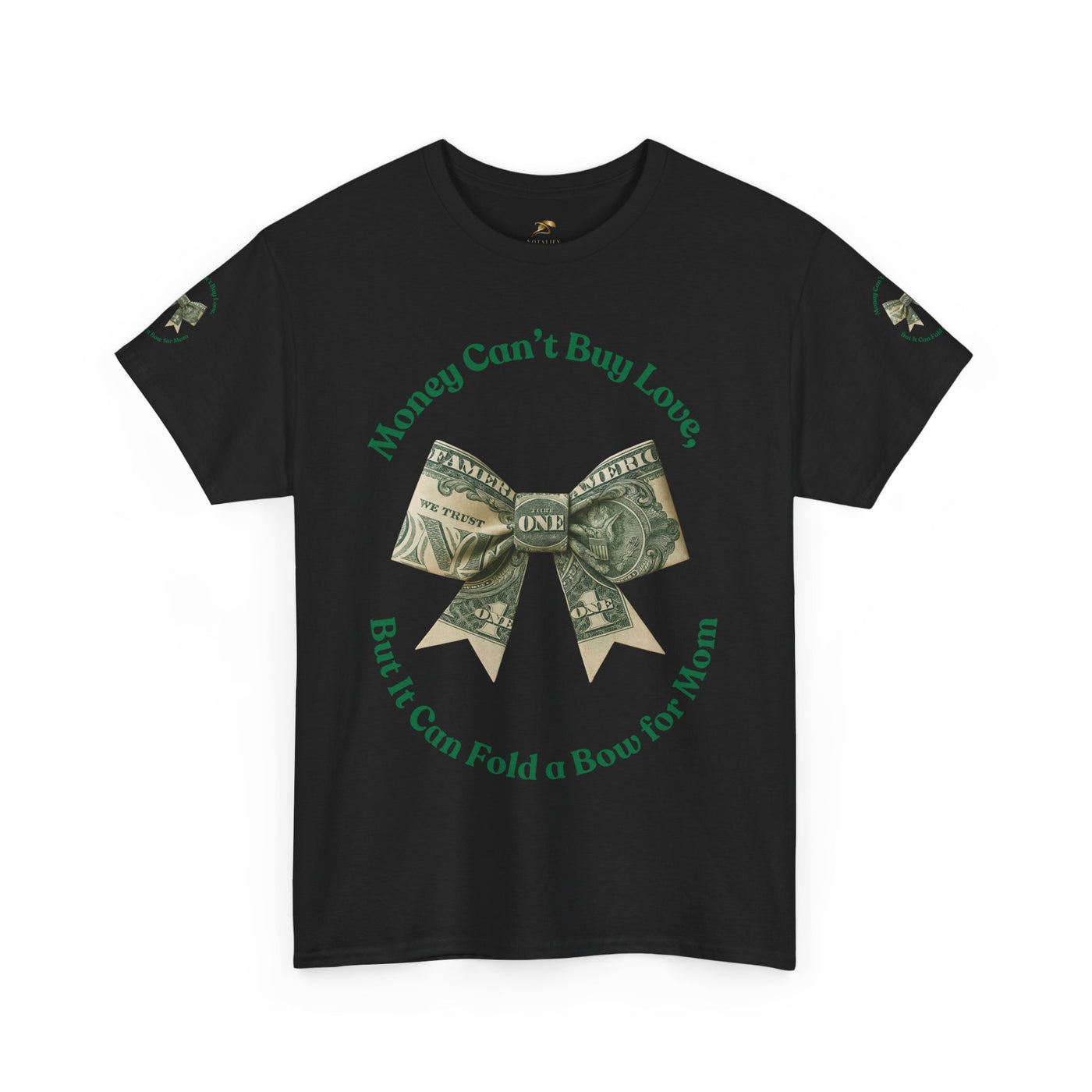 Mother's Day Money Bow Unisex Tee, Love for Mom, Gift for Her, Mother's Day Shirt, Funny Mom Tee, Mom makes Money, Mom but it all for me - NOTALIFY