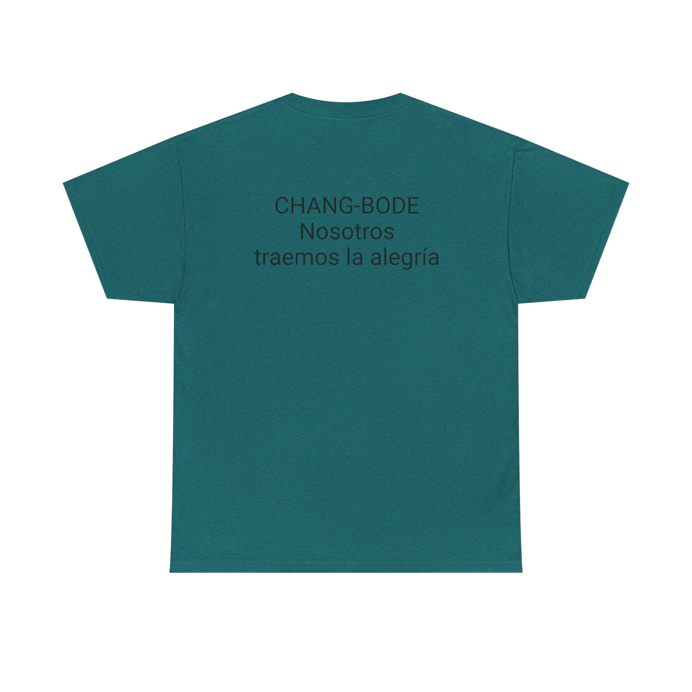 Colorful Unisex Heavy Cotton Tee with Joyful Message, Fun T-Shirt, Cas
