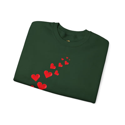 You are Enough Hearts Love Sweatshirt - Unisex Heavy Blend Crewneck, Gift for Him Her, Ultimate Comfort, Every Season, Unisex Sweatshirt - NOTALIFY