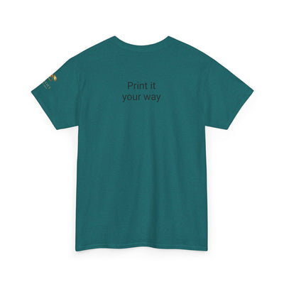 Colorful Unisex Heavy Cotton Tee with Joyful Message, Fun T-Shirt, Casual Wear, Gift for Friends, Summer Vibes, Festival Apparel - NOTALIFY