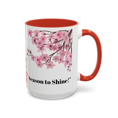 Coffee Mug, Season to Shine Design - Festive Holiday Gift, Spring Mug,