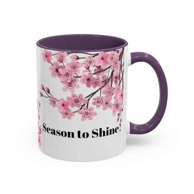 Coffee Mug, Season to Shine Design - Festive Holiday Gift, Spring Mug,