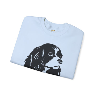 Cocker Spaniel Sweatshirt, Pet's Name Personalized Gift Idea, Cocker Spaniel Dog Owner Apparel, Custom Dog Paw Print Jumper, Comfy Crewneck - NOTALIFY