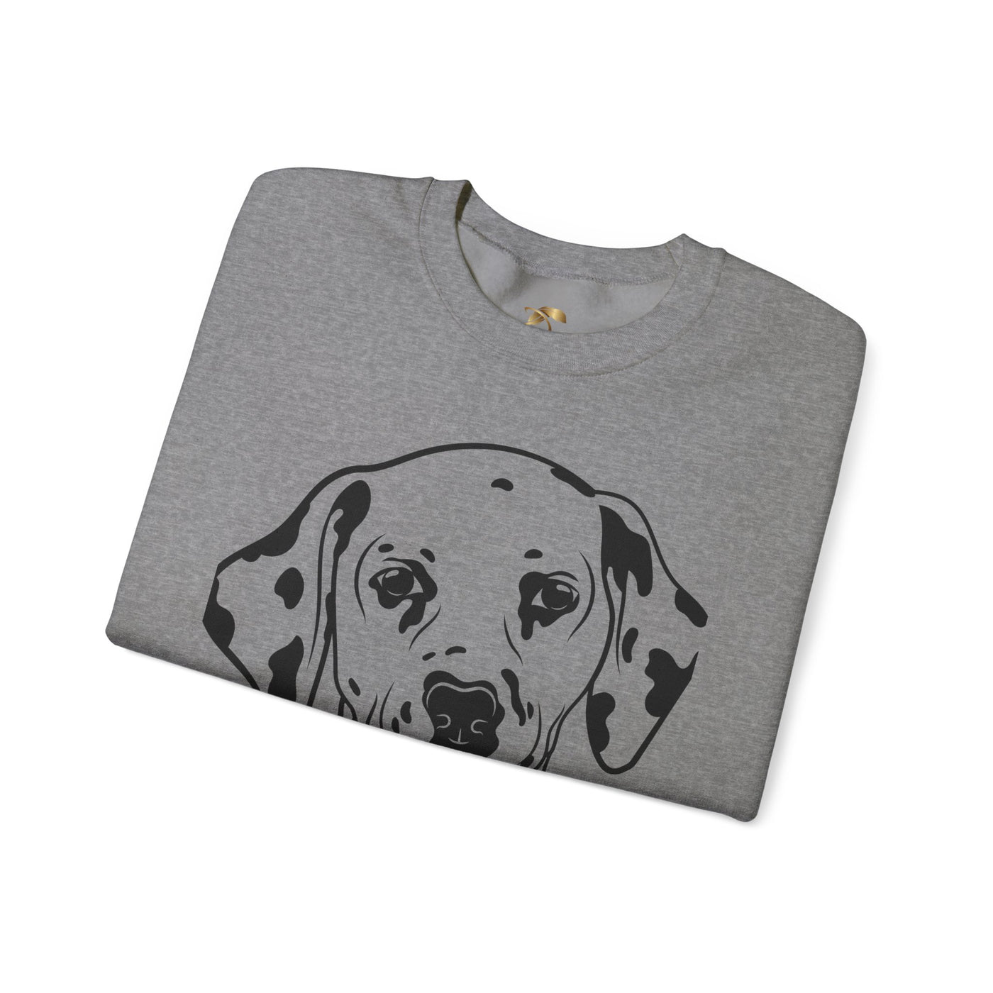 Damatian Dog Lover Sweatshirt, Pet's Name Personalized Gift Idea, Frenchie Dog Owner Apparel, Custom Dog Paw Print Jumper, Comfy Crewneck