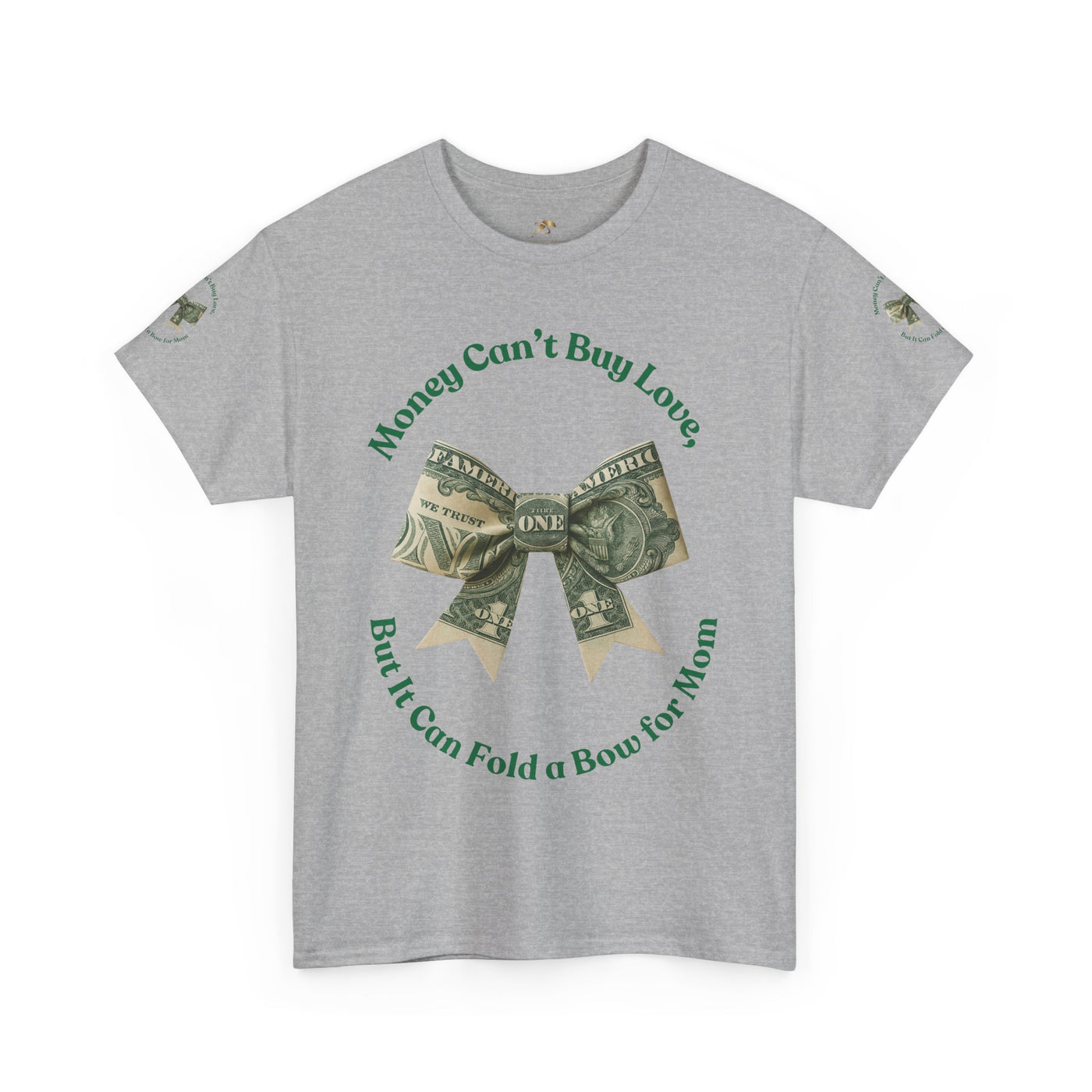Mother's Day Money Bow Unisex Tee, Love for Mom, Gift for Her, Mother's Day Shirt, Funny Mom Tee, Mom makes Money, Mom but it all for me - NOTALIFY