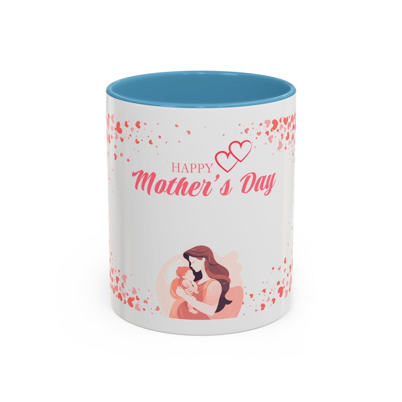 Cute Hearts Mug – Mother's Day Gift for Mom, Tea & Coffee Cup