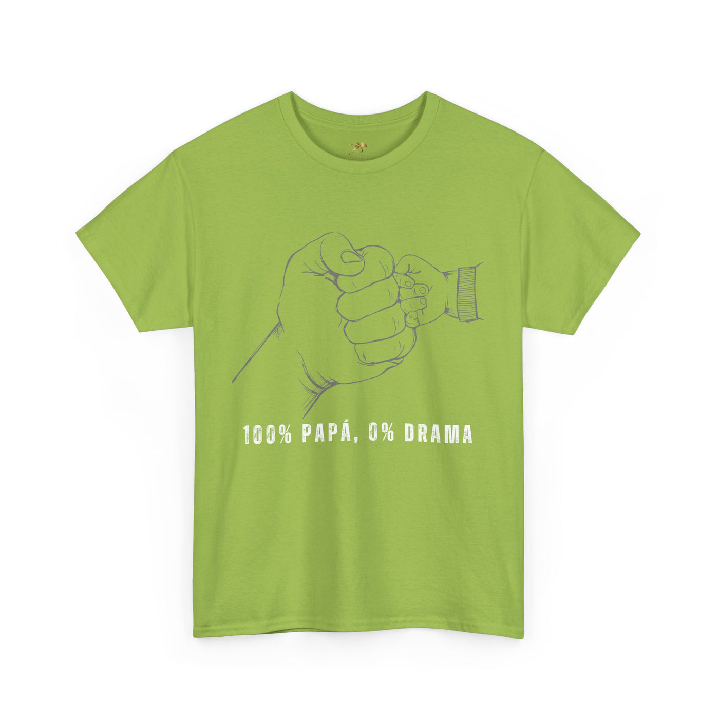 100 Percent Papá 0 Percent Drama Shirt | Funny Spanish Dad Tee | Fathers Day Gift for Dad| Cool Latino Dad Shirt | Parent Humor Graphic Tee