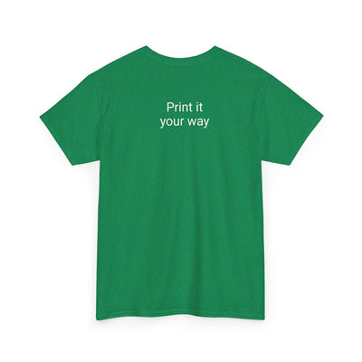 Unisex Expresso Yourself coffee T-shirt with witty espresso design and steam cup graphic.