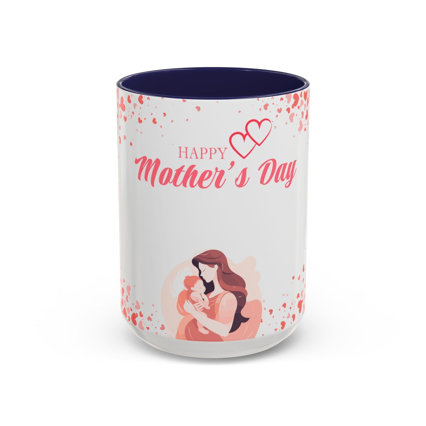 Cute Hearts Mug – Mother's Day Gift for Mom, Tea & Coffee Cup