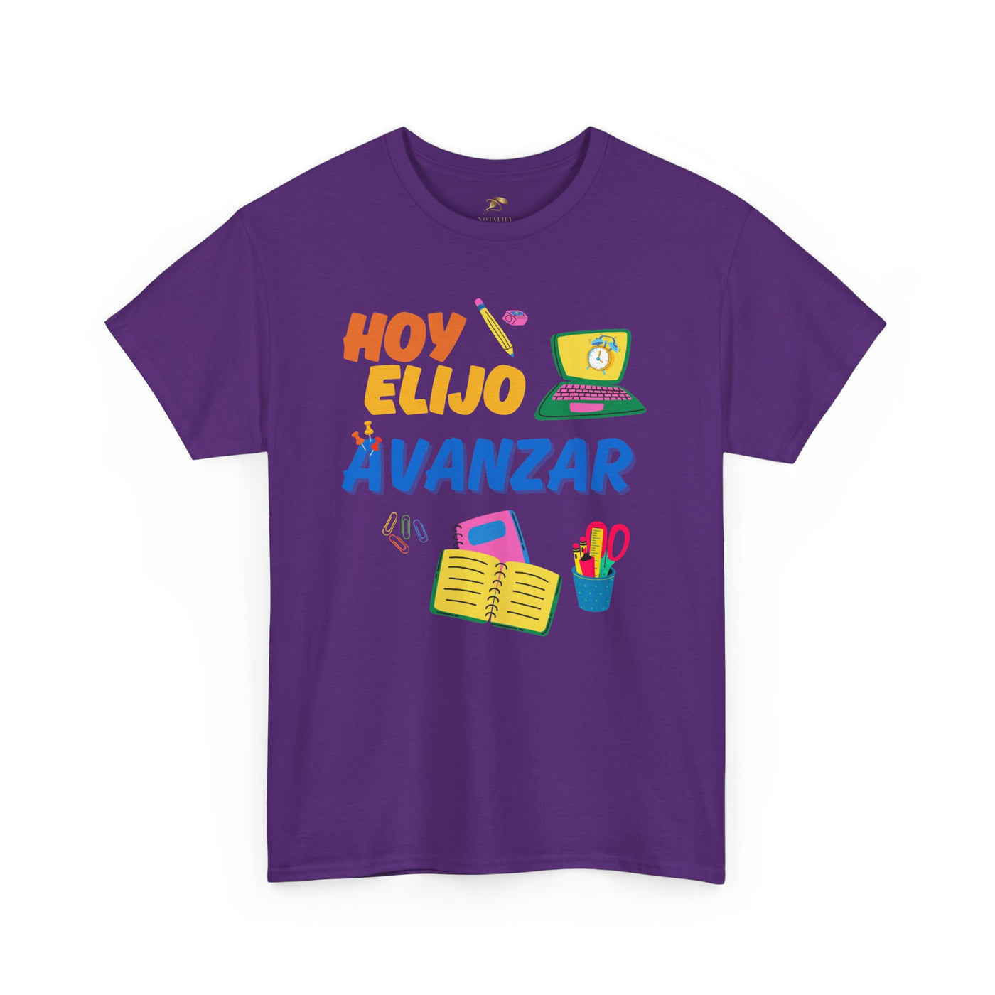 Hoy Elijo Avanzar Spanish Motivational T-Shirt | Back to School Teacher Tee | Growth Mindset Shirt | Spanish Student Gift | Unisex Tee