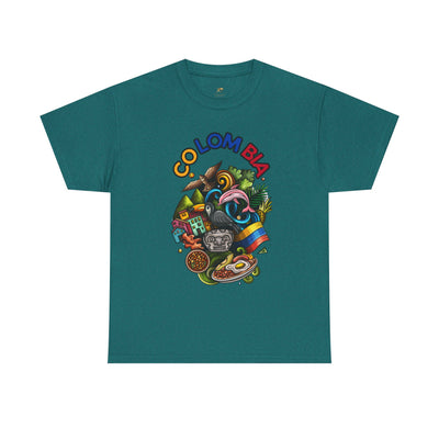 Colorful Unisex Heavy Cotton Tee with Joyful Message, Fun T-Shirt, Casual Wear, Gift for Friends, Summer Vibes, Festival Apparel - NOTALIFY