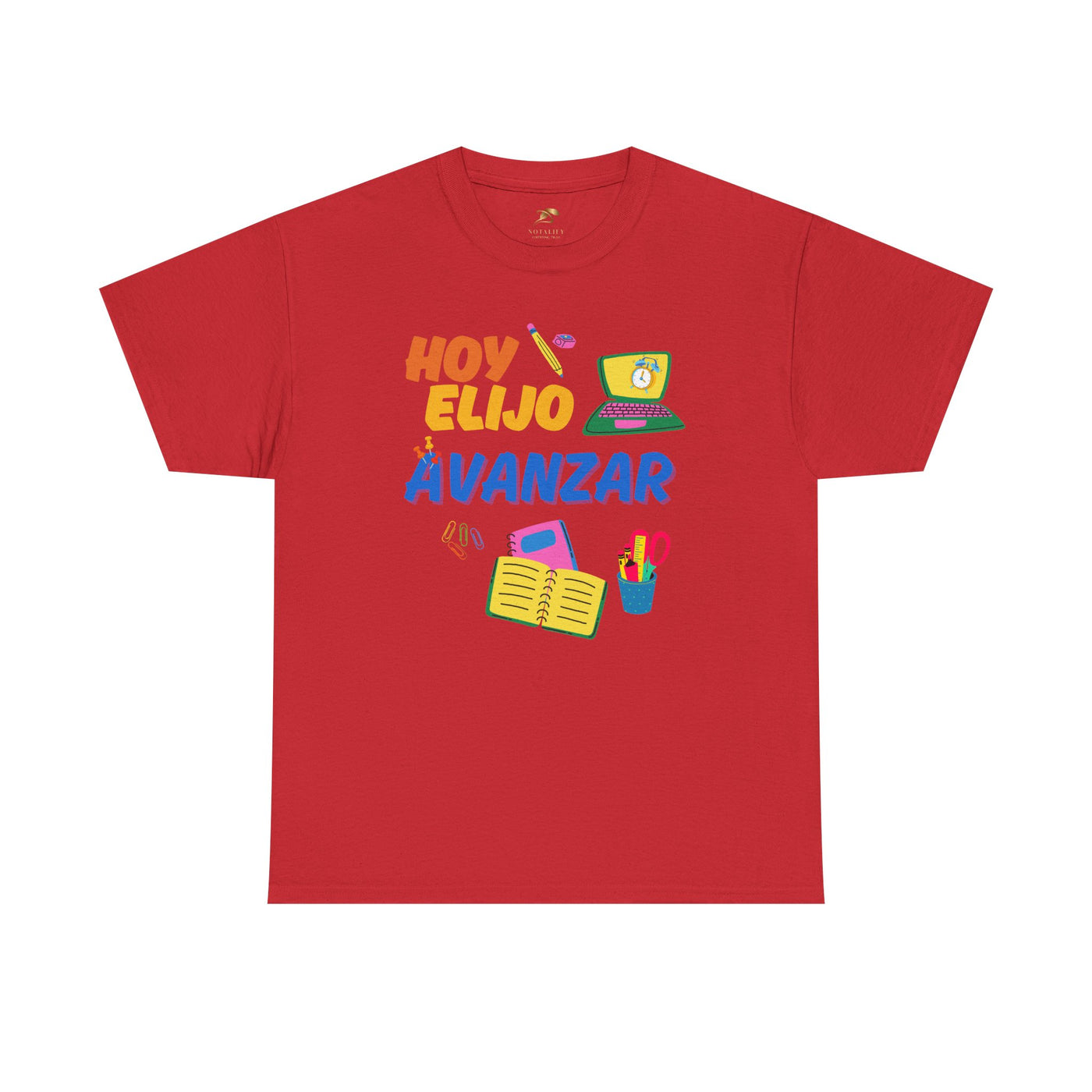 Hoy Elijo Avanzar Spanish Motivational T-Shirt | Back to School Teacher Tee | Growth Mindset Shirt | Spanish Student Gift | Unisex Tee