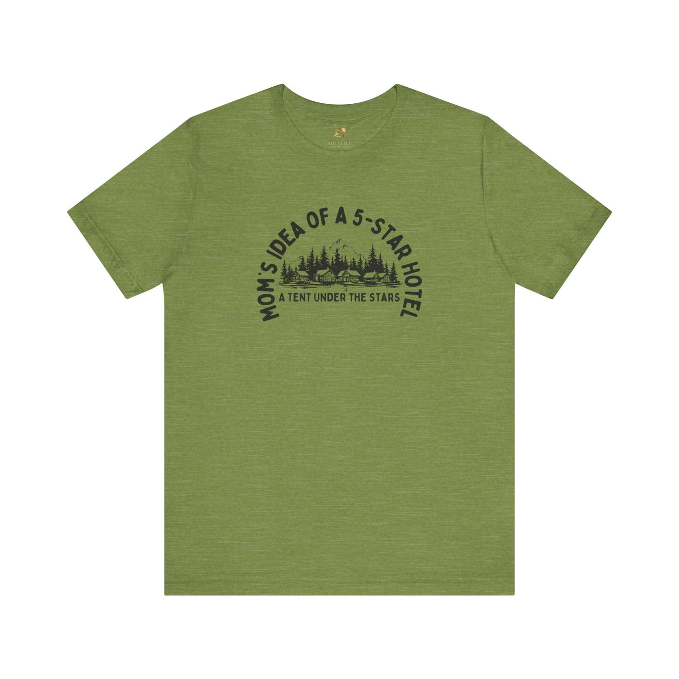 Mom's 5-Star Hotel Camping Tee, Unisex Comfort Shirt, Nature Lover Gif