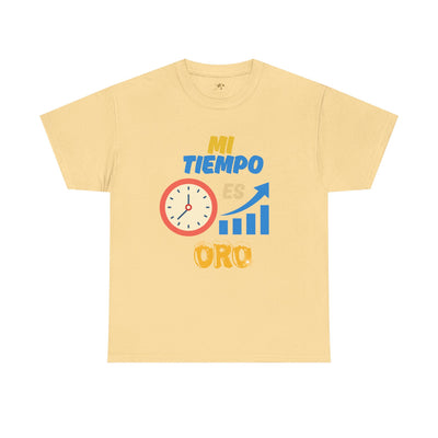 Mi Tiempo Es Oro Spanish Productivity T-Shirt | Time Management Motivational Tee | Entrepreneur Shirt | Focus and Hustle Shirt | Unisex