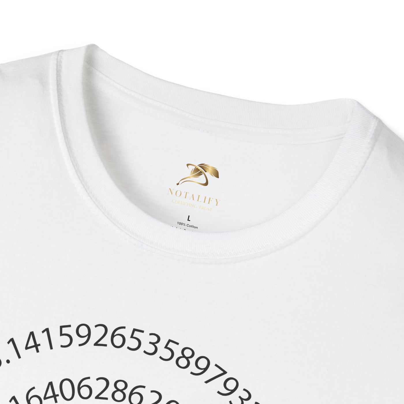 Pi Day Unisex Softstyle T-Shirt, Math Geek Gift, Irrationally Awesome Tee, March 14 Celebration Shirt, Mathematics Lover Top - NOTALIFY