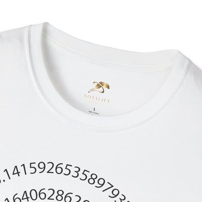 Pi Day Unisex Softstyle T-Shirt, Math Geek Gift, Irrationally Awesome Tee, March 14 Celebration Shirt, Mathematics Lover Top - NOTALIFY