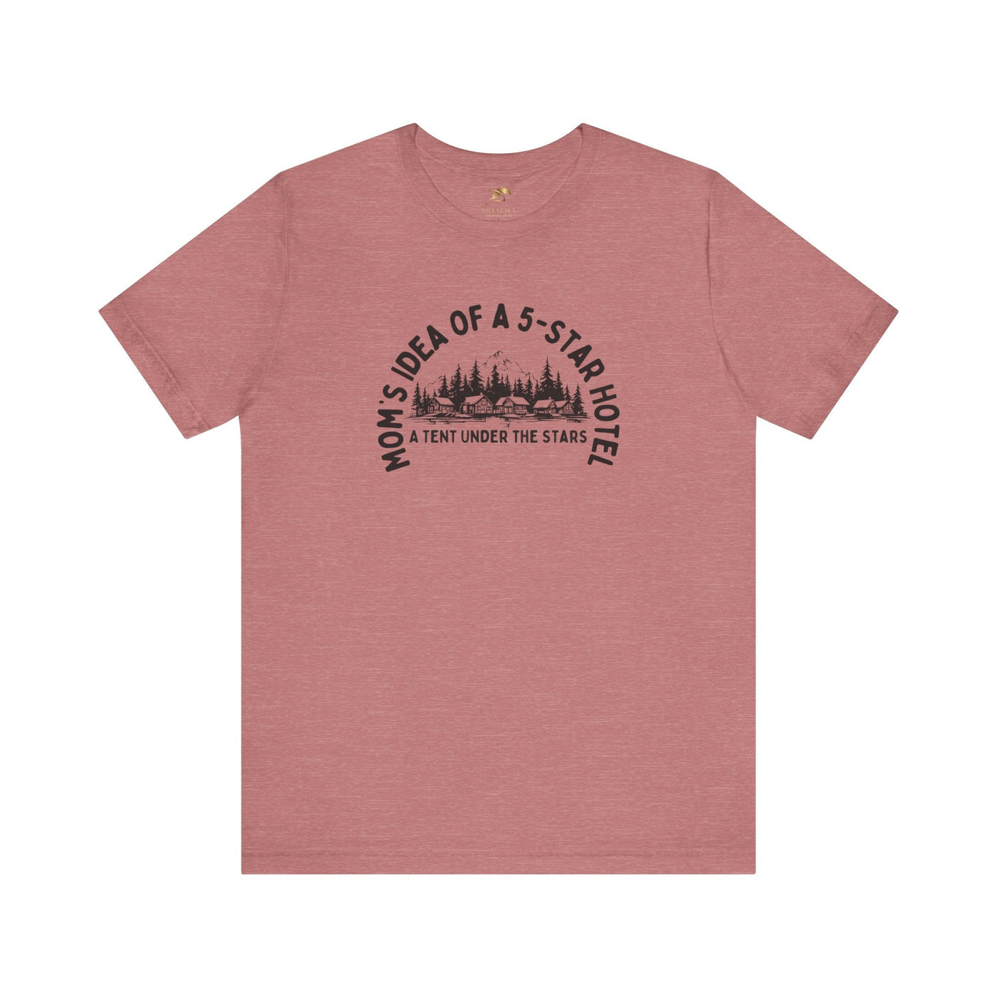 Mom's 5-Star Hotel Camping Tee, Unisex Comfort Shirt, Nature Lover Gif