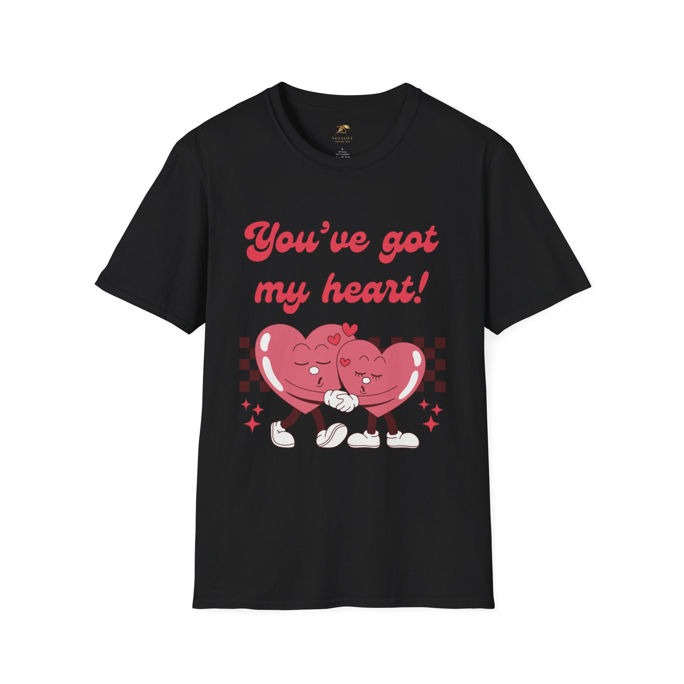 Heart Graphic Tee, Valentine's Day T-Shirt, Love Quote Shirt, Unisex Softstyle Top, Heart Design Tee, Valentine's Day Gift - NOTALIFY