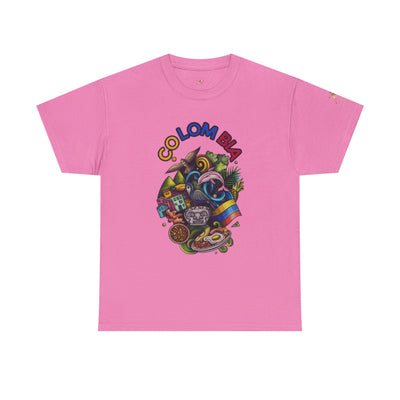 Colorful Unisex Heavy Cotton Tee with Joyful Message, Fun T-Shirt, Casual Wear, Gift for Friends, Summer Vibes, Festival Apparel - NOTALIFY