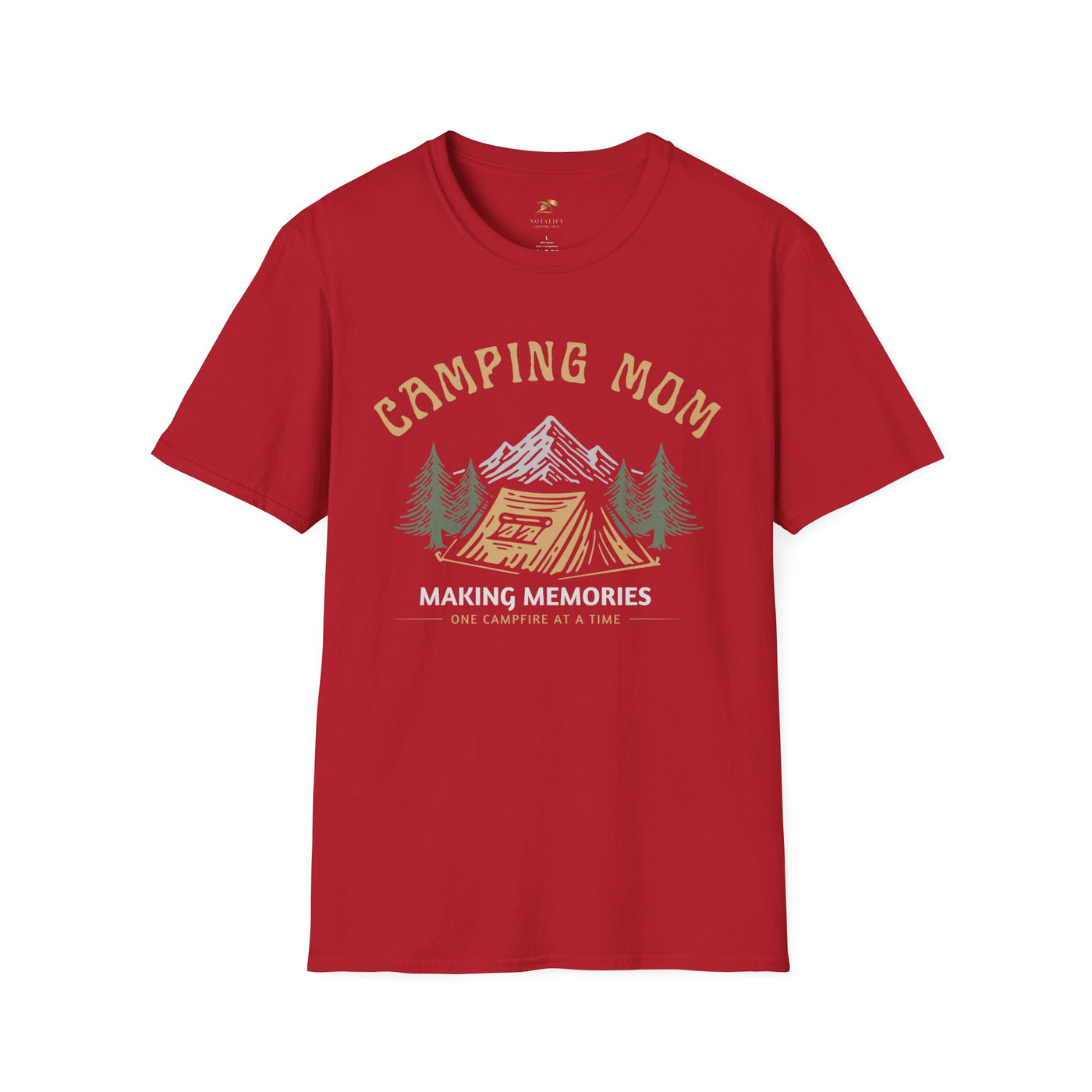 Camping Mom T-Shirt, Campfire Memories Tee, Outdoor Adventure Shirt, N