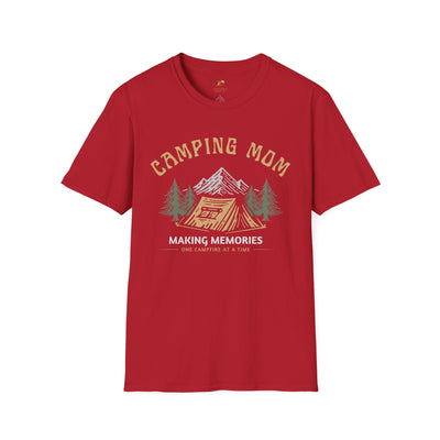 Camping Mom T-Shirt, Campfire Memories Tee, Outdoor Adventure Shirt, N