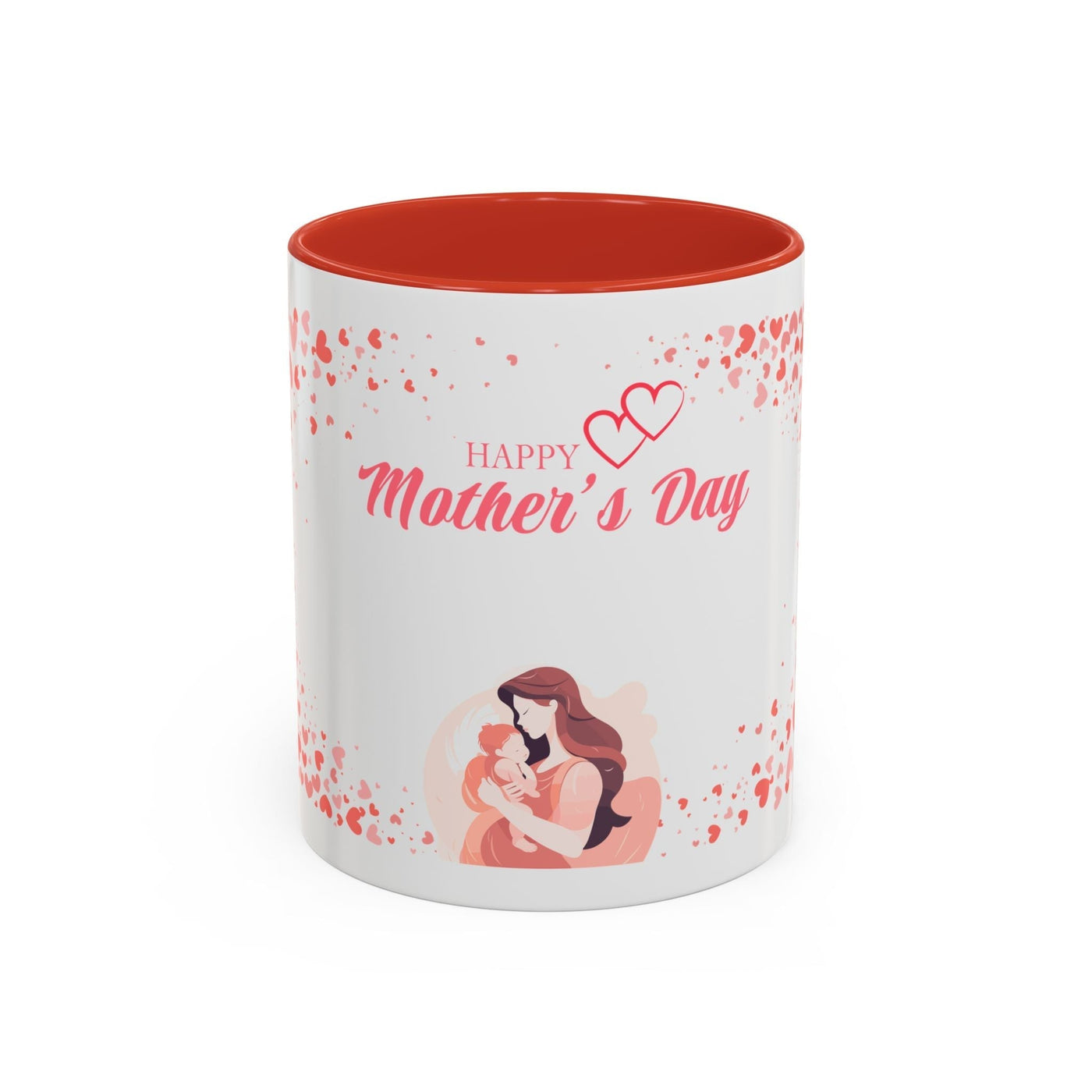Cute Hearts Mug – Mother's Day Gift for Mom, Tea & Coffee Cup