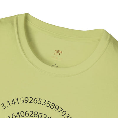 Pi Day Unisex Softstyle T-Shirt, Math Geek Gift, Irrationally Awesome 