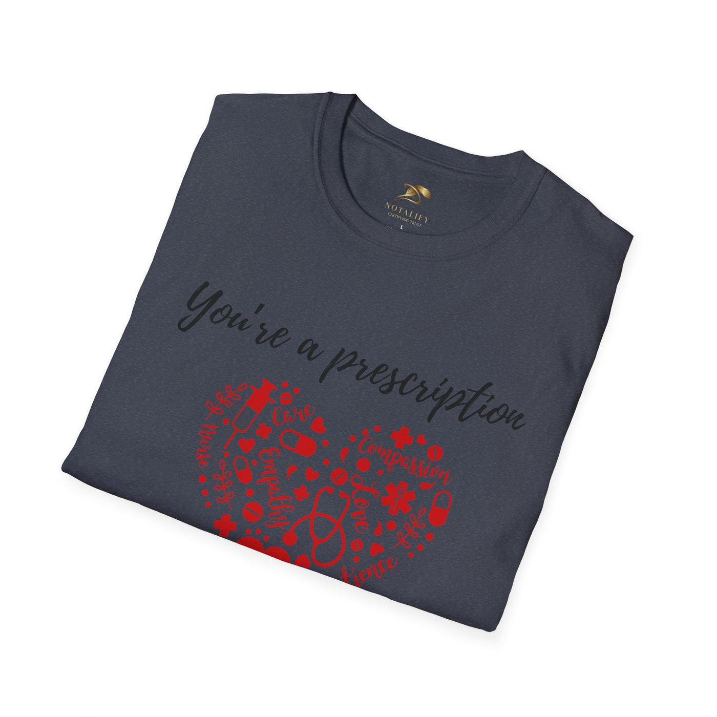 Love Prescription T-Shirt, Valentine's Day Gift, Couples Shirt, Enamorados Tee, San Valentin Apparel, Feb 14 Top - NOTALIFY