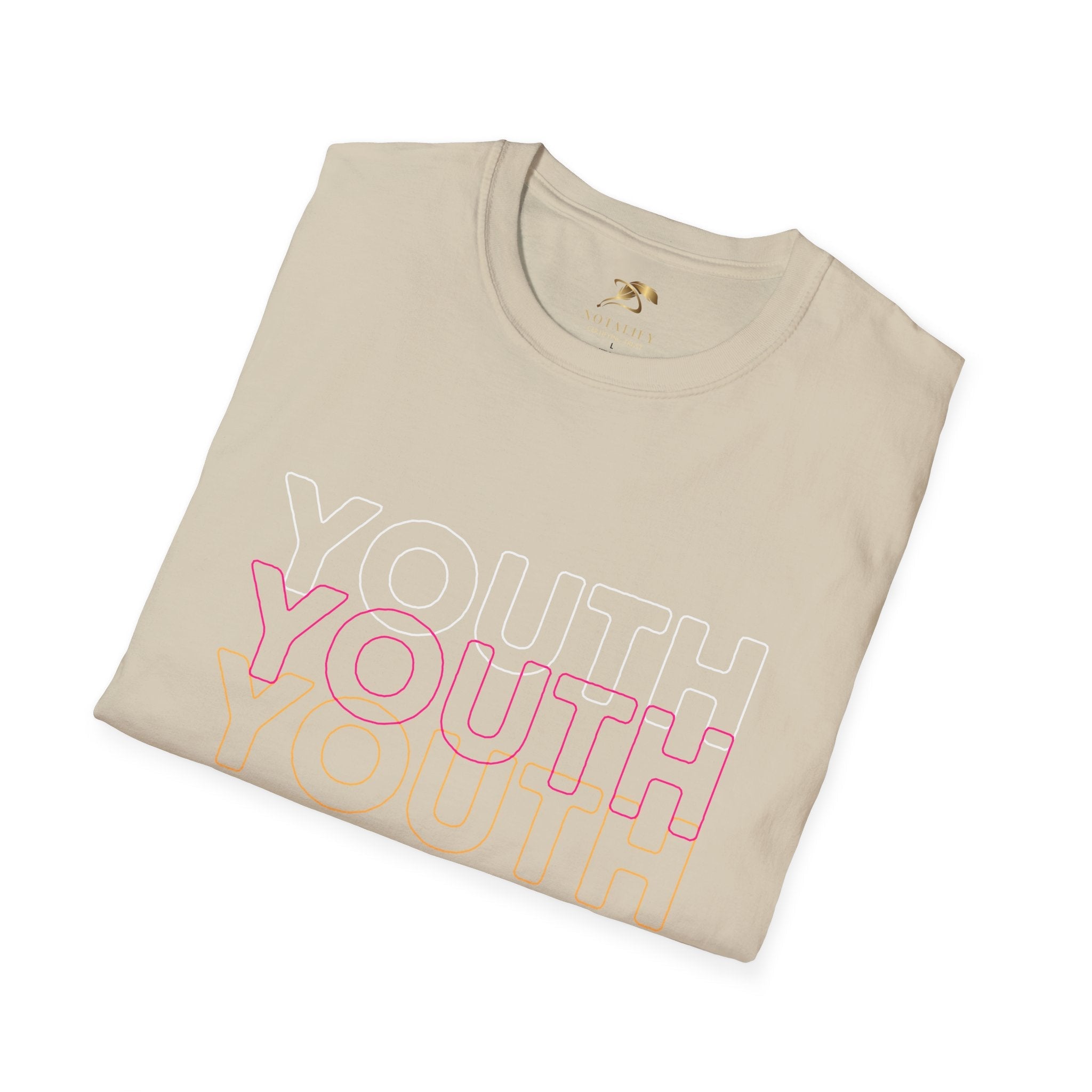 Beige Youth Day Unisex Softstyle T-Shirt with multicolored 