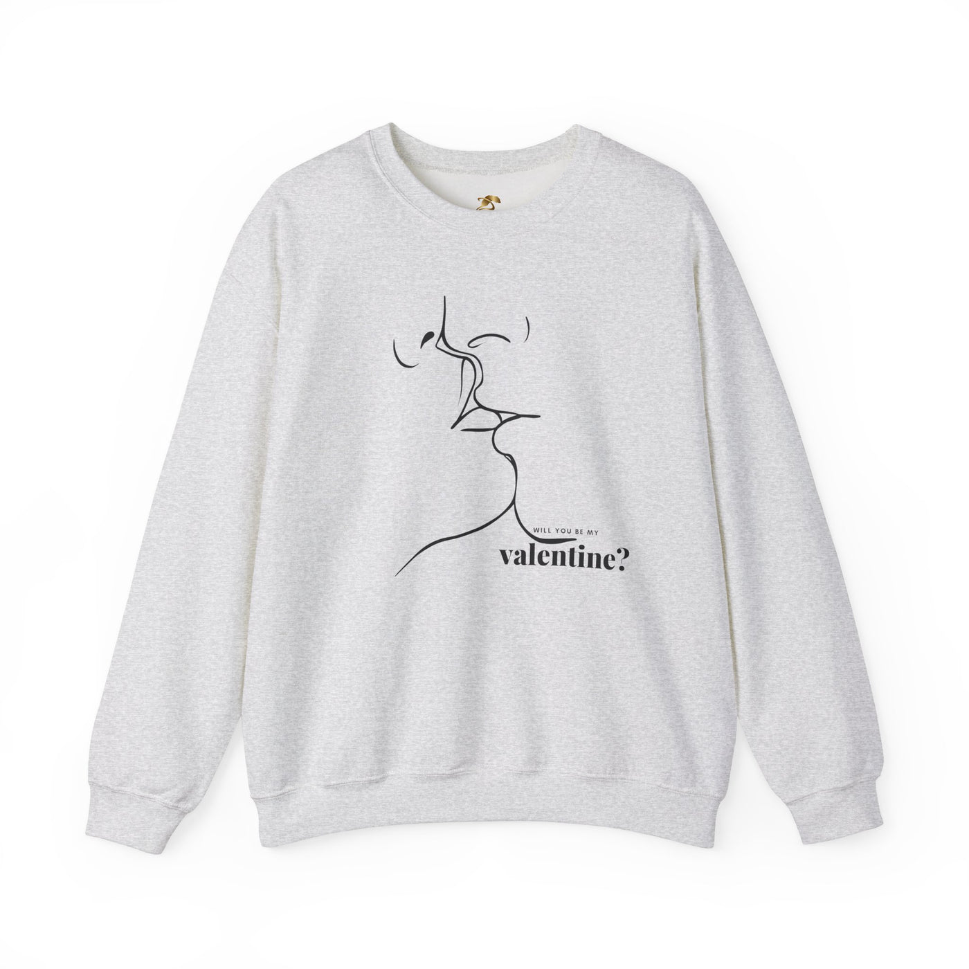 Valentines Couples KISSING Unisex Sweatshirt, Heart Fixed Enamorados, Sexy Romantic Gift, Will you be my VALENTINES, Valentines Day - NOTALIFY