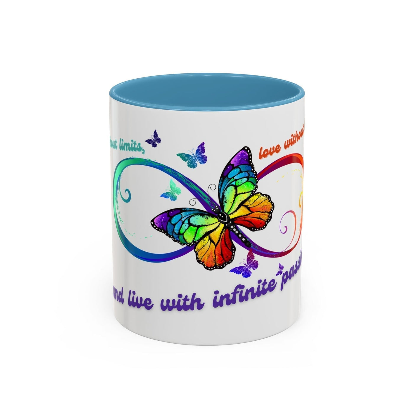 Show your drive with our "Live with Infinite Passion" tee and mug—idea