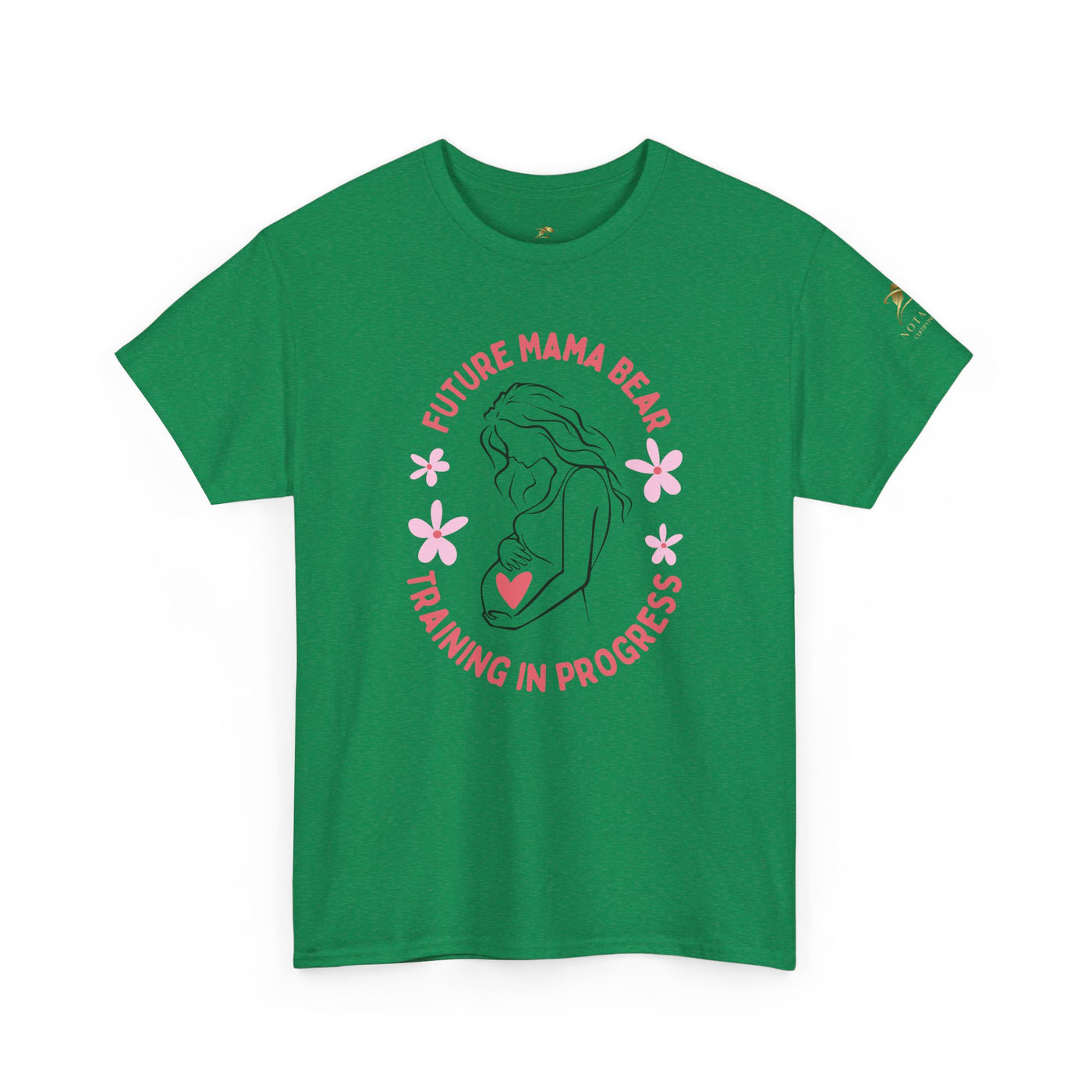 Maternity T-Shirt, Future Mama Bear, Training in Progress, Pregnancy A