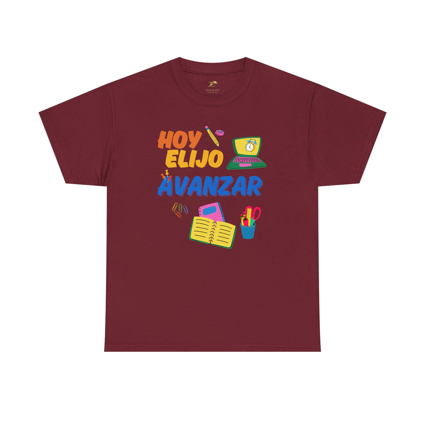 Hoy Elijo Avanzar Spanish Motivational T-Shirt | Back to School Teacher Tee | Growth Mindset Shirt | Spanish Student Gift | Unisex Tee