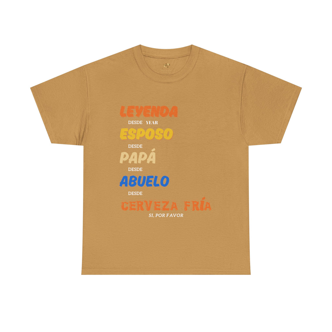 Funny Grandpa Beer Shirt | Leyenda Desde Esposo Papá Abuelo Tee | Spanish Dad Gift | Fathers Day Latino Humor T-Shirt for Men | Gift for Dad