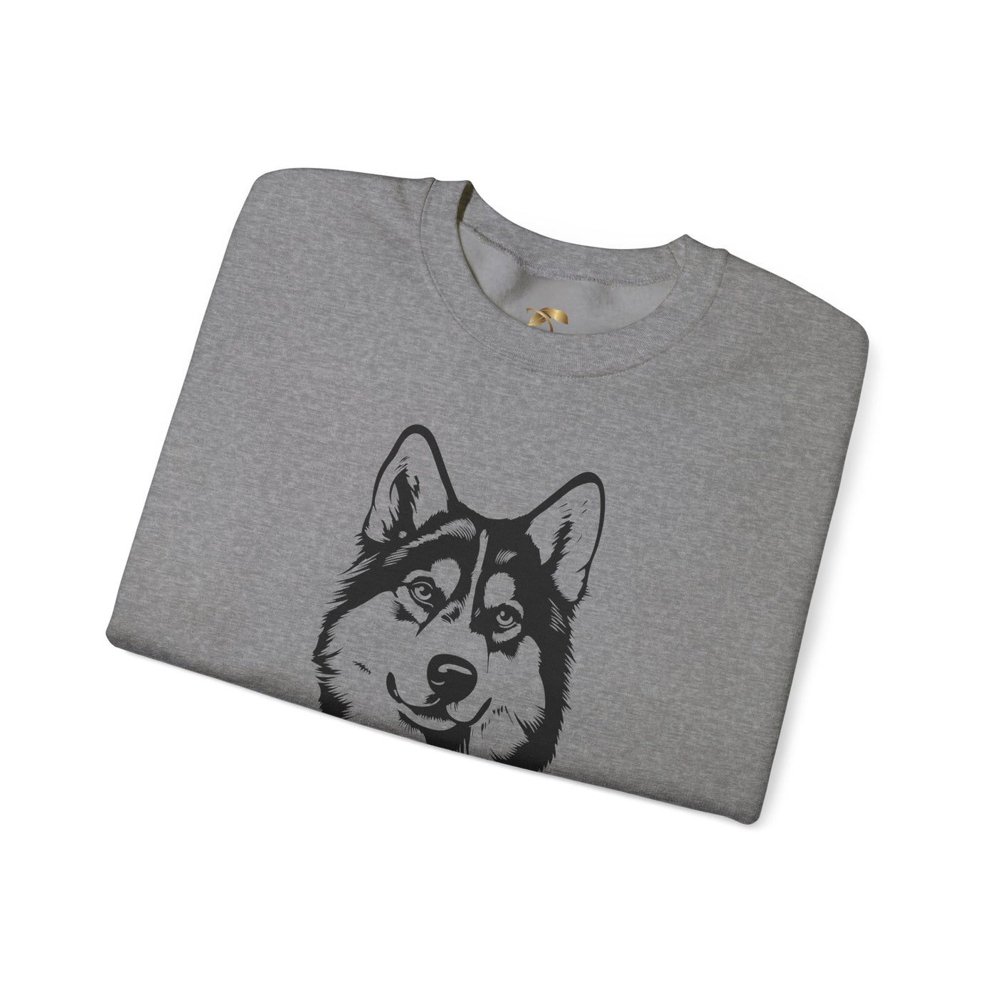 Husky Lover Sweatshirt, Pet's Name Personalized Gift Idea, Husky Dog Owner Apparel, Custom Dog Paw Print Jumper, Comfy Crewneck - NOTALIFY