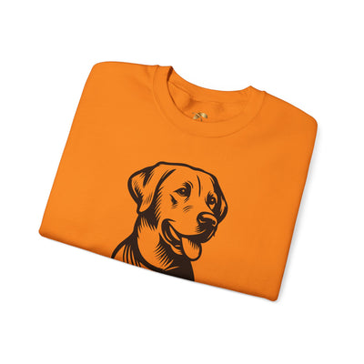 Labrador Lover Sweatshirt, Pet's Name Personalized, Labrador Dog Owner Apparel, Custom Dog Paw Print Jumper, Comfy Crewneck - NOTALIFY