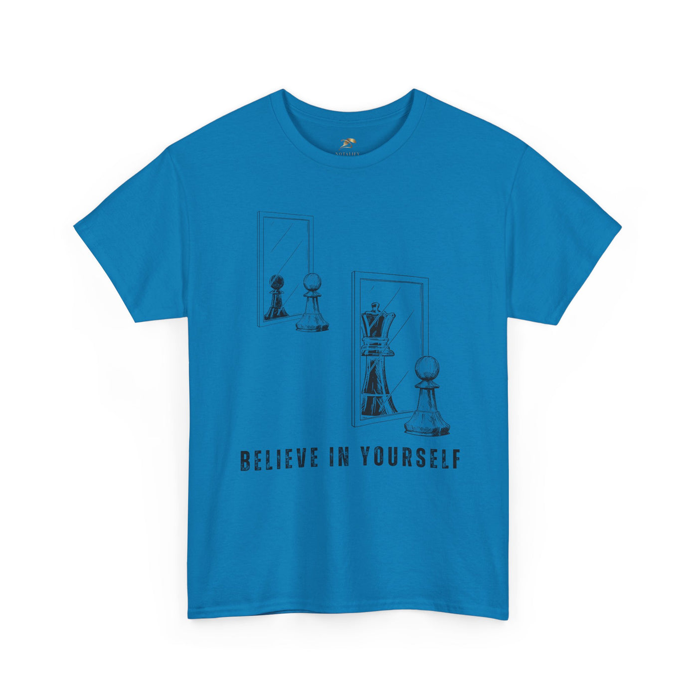 Believe in Yourself. Chess Pawn to King Reflection Tee | Inspirational Self-Esteem Tee | Motivational Shirt | Growth Mindset Gift | Unisex