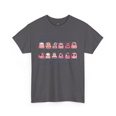 Cute Dogs Mother's Day T-Shirt, Best Things In Life Are Free, Unisex Tee, Gift For Mom, Heavy Cotton Shirt, Mother's Day Gift - NOTALIFY