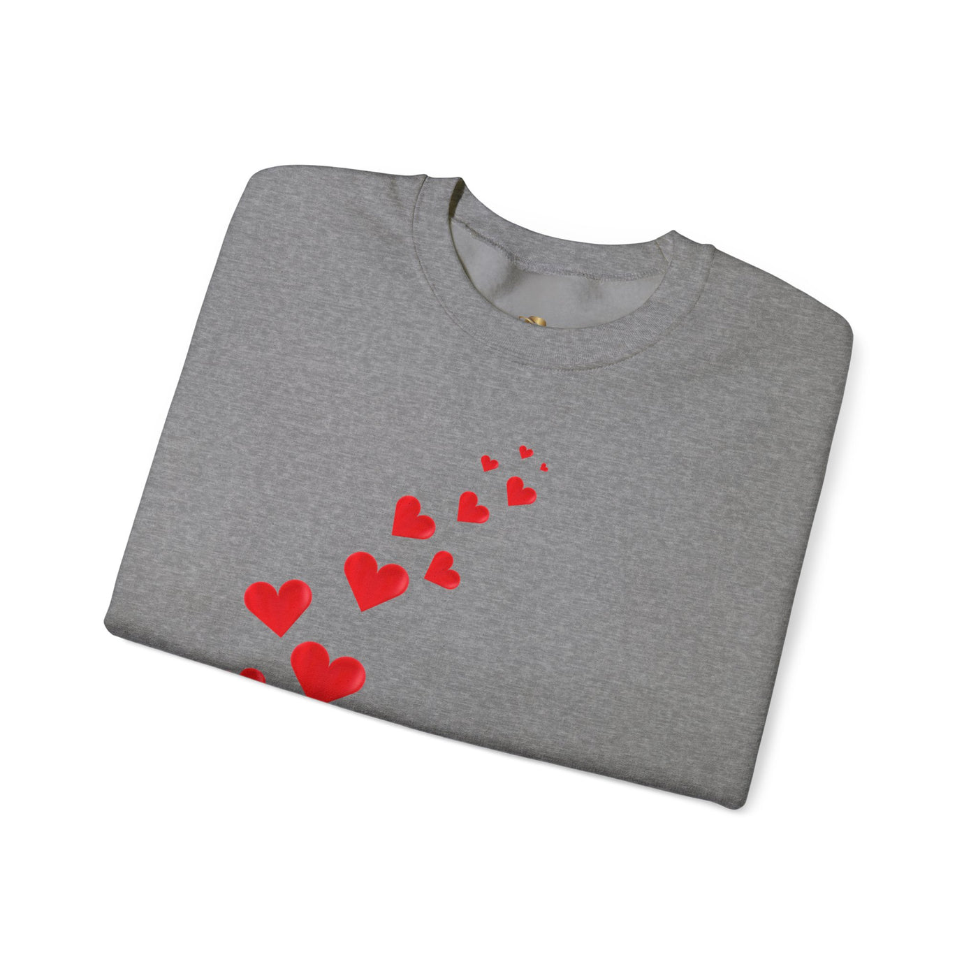 You are Enough Hearts Love Sweatshirt - Unisex Heavy Blend Crewneck, Gift for Him Her, Ultimate Comfort, Every Season, Unisex Sweatshirt - NOTALIFY