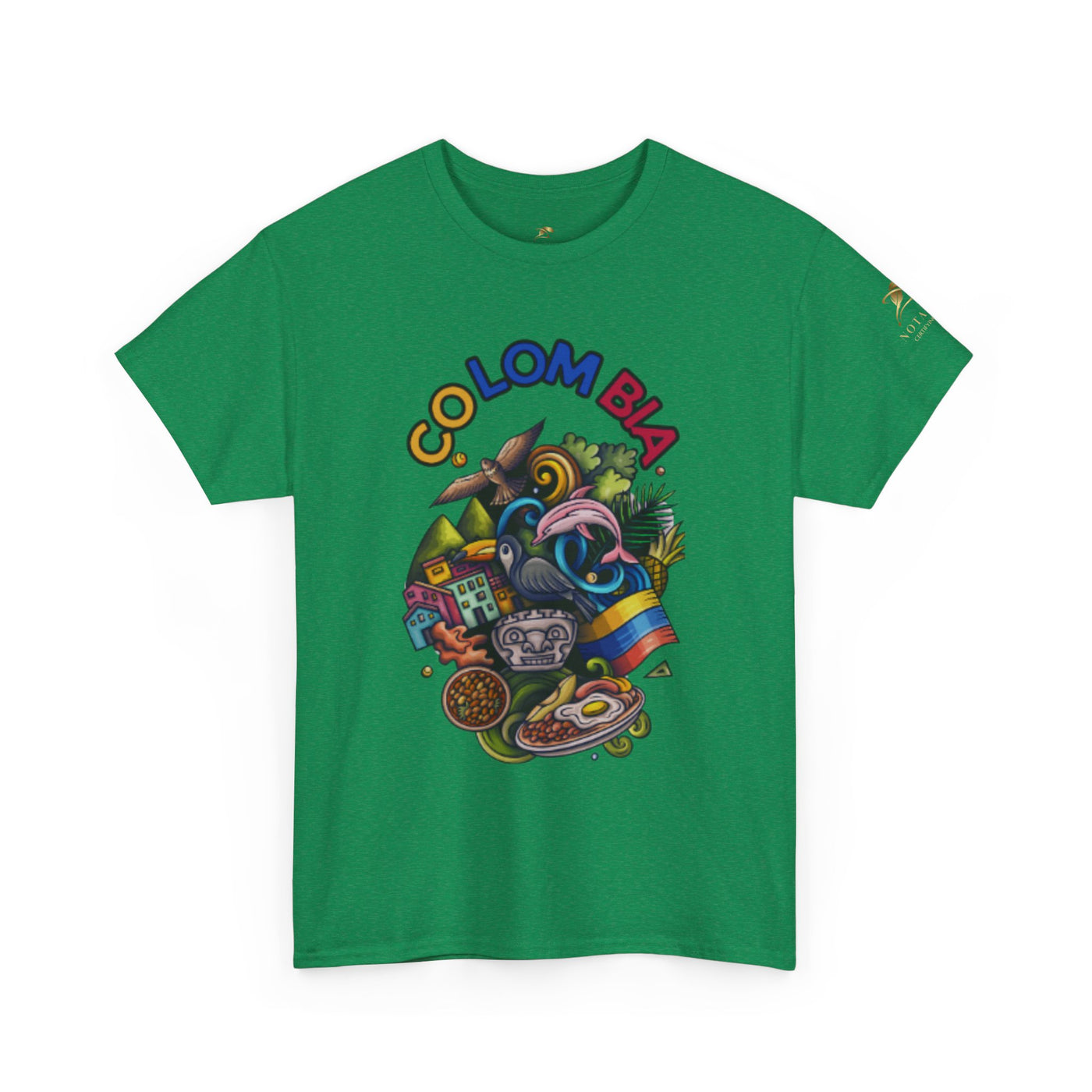 Colorful Unisex Heavy Cotton Tee with Joyful Message, Fun T-Shirt, Casual Wear, Gift for Friends, Summer Vibes, Festival Apparel - NOTALIFY