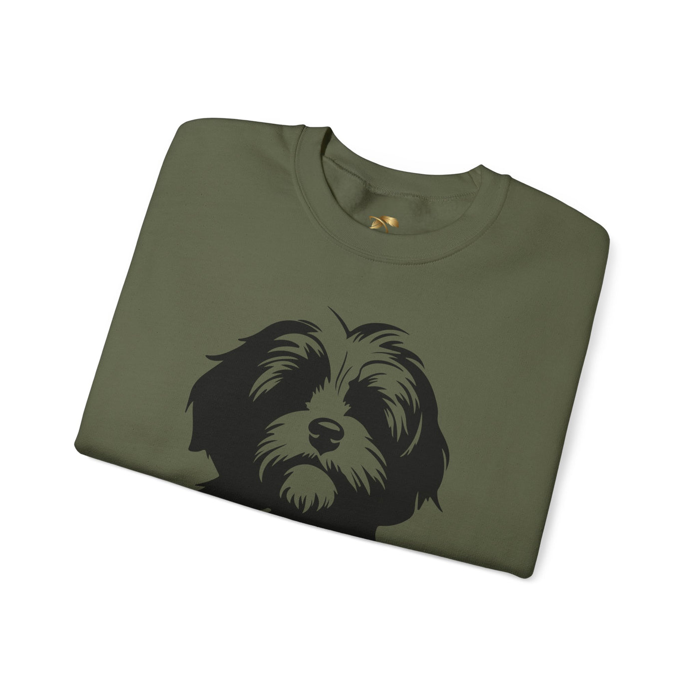 Shih Tzu Dog Lover Sweatshirt, Pet's Name Personalized Gift Idea, Frenchie Dog Owner Apparel, Custom Dog Paw Print Jumper, Comfy Crewneck