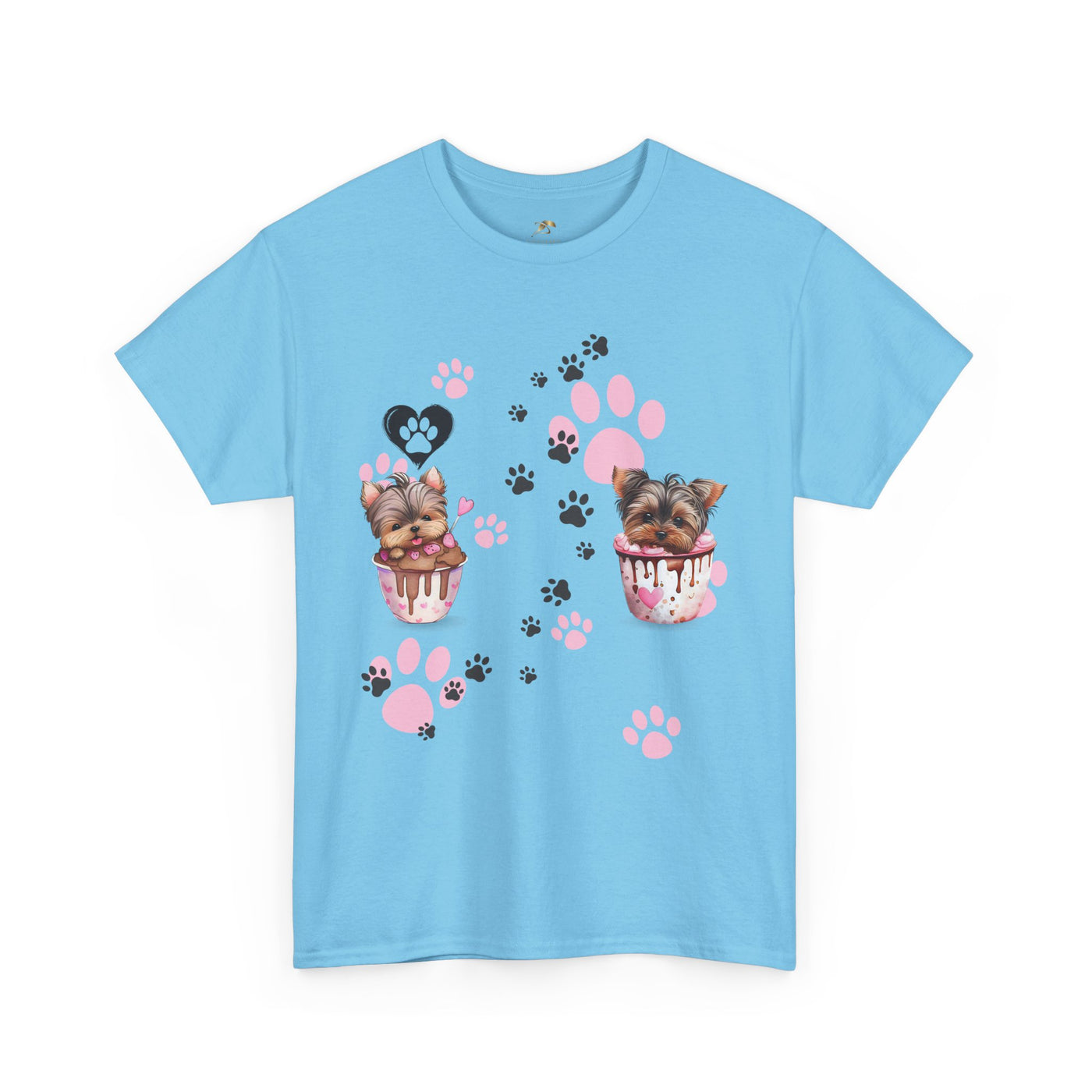 Pet Lover Unisex Heavy Cotton Tee, Love My Pet Shirt, Dog Cat Owner Gift, Animal Lover Apparel, Customized Pet Tee - NOTALIFY