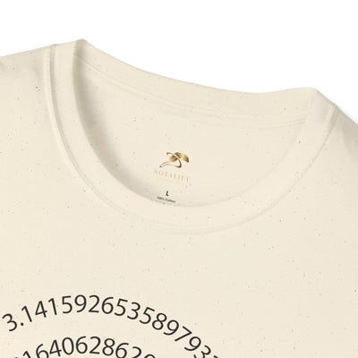 Pi Day Unisex Softstyle T-Shirt, Math Geek Gift, Irrationally Awesome 